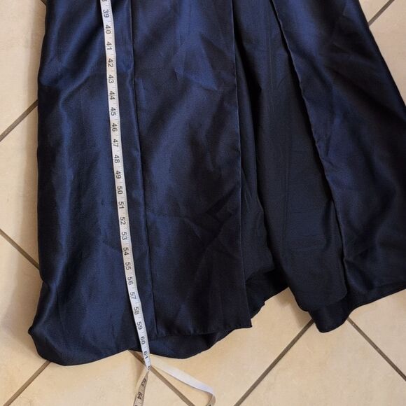 NWT Alfred Sung Maxi Gown Dress Jewel Neck Open Back Bow Size 2 - Picture 11 of 16